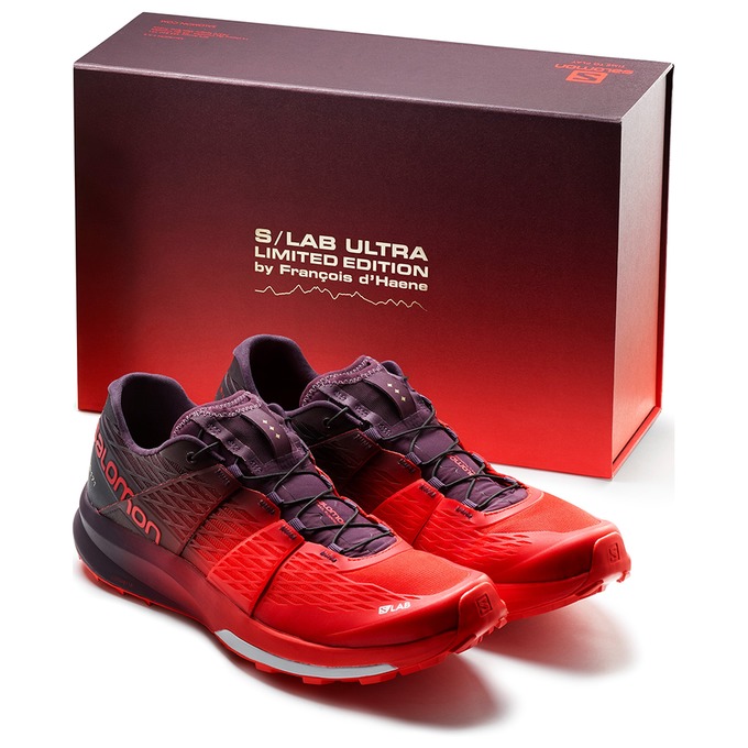 Salomon Trail Løbesko Dame Rød / Lilla - S/LAB ULTRA LTD EDITION (OGCKB-6580)